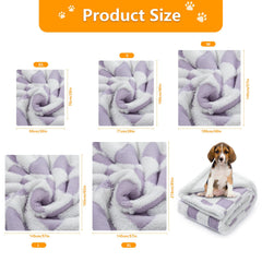 Maidewow waterproof pet blanket sherpa inside layer shown for warmth and comfort.