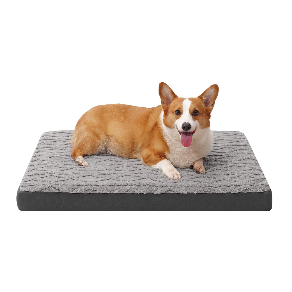 Maihandasi orthopedic dog bed top view shows plush surface and joint support.
