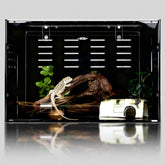 maiyuolg 10gal tank front view shows light-blocking design for stable temperatures