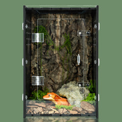 maiyuolg reptile tank front-opening door enables easy feeding and cleaning in a compact enclosure