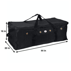 Majestic Ally bag nylon detail showing rugged fabric and stitching