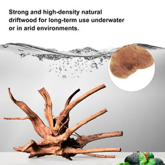 majoywoo spider wood branch 7-11-inch adds realistic driftwood texture to fish tank