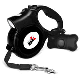 Makife retractable leash with LED light shows 5m reach for safer night walks