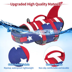 Malier dog life jacket with 15mm foam panels provides buoyancy for confident swimming