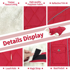 Malier windproof coat with reflective strips enhances visibility in low light
