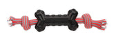 Mammoth TireBiterII bone in natural rubber, built for extreme chewers.
