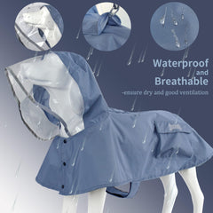 MAMORE raincoat with leg elastic offers a snug leg position during movement