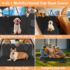 Mancro car seat cover underside nonslip texture keeps the seat stable.