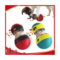 Mankoda dog puzzle toy rolling ball front view for engaging enrichment.