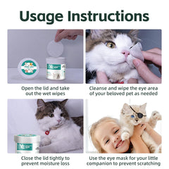 MANON ROSA cat eye patches provide gentle post-surgery protection