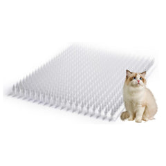 Mardili malla de picos para exterior disuade gatos y perros.