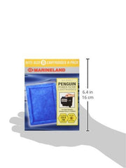 Marineland Penguin Rite-Size B packaging view highlighting color-coded sizing for easy replacement