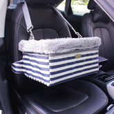 MARSLABO dog booster seat with metal frame offering elevated window view