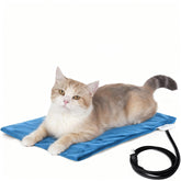 MARUNDA pet heating pad blue exterior delivers cozy warmth for cats and dogs