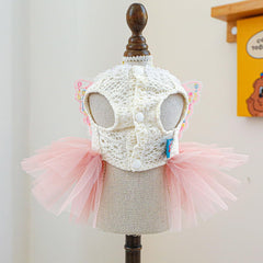 MaruPet lace camisole tutu close-up highlights soft fabric and trim.
