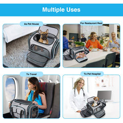MASKEYON carrier features removable fleece pad for easier cleaning and comfort.