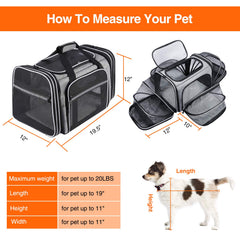 MASKEYON expandable sides provide extra room for lounging during travel.