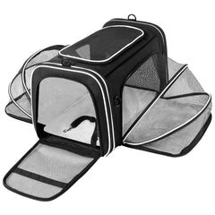 MASKEYON top-loading carrier eases loading and pet interaction during travel