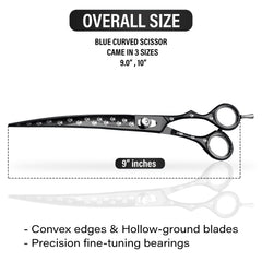 Massive Bee Store grooming scissor bag included for portable storage.