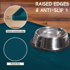 MateeyLife anti-slip mat with surface dots holds bowls steady during meals.