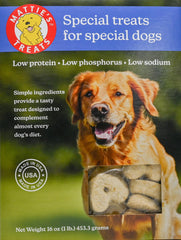 Mattie's Treats heart-shaped treats highlighted for friendly aroma
