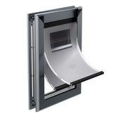 MAVRICFLEX Heavy Duty XL dog door front view with large opening for big dogs