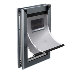 MAVRICFLEX Heavy Duty XL dog door front view with large opening for big dogs