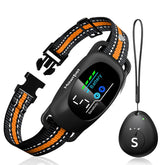 MawrPet Upgraded anti-bark collar front view for comfortable daily training.