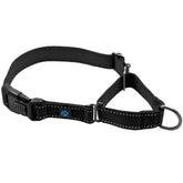 Max and Neo nylon martingale collar small black with secure buckle for reliable daily walks