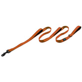 Max and Neo triple-handle leash orange shows a secure three-point grip for better control.