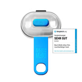 Max & Molly LED dog collar light front view boosts night visibility.