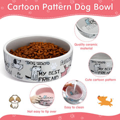 Maxcheck inner diameter 4.37 inch bowls provide roomy space for snacks and kibble