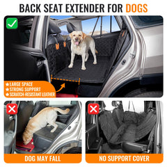 MAXFUT dog hammock for car provides secure lounging and reduced seat movement.