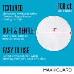 Maxi-Guard textured wipes close-up — shows cleaning texture designed to lift debris.