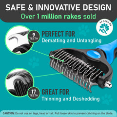 Maxpower Planet self-cleaning brush handle highlights easy clean-up after grooming