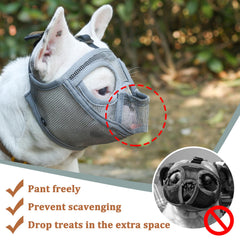 Mayerzon breathable mesh muzzle helps cool dogs during hot weather
