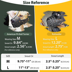Mayerzon Pitbull Muzzle basket design enables breathing and drinking during walks