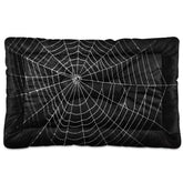 Mazeann dog bed mat Spider Web pattern offers snug crate comfort and easy maintenance