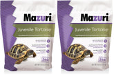 Mazuri Juvenile Tortoise Food bag front showing per-pack nutrition for growing babies.