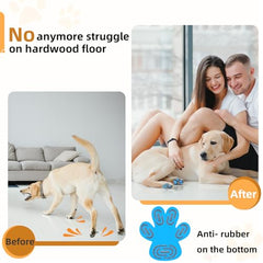 MBTWZ Non-Slip Paw Pads application process showing easy peel-and-stick design