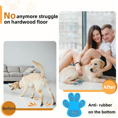 MBTWZ senior traction pad blue XL improves footing for elderly dogs.