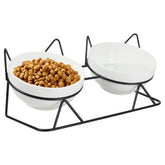 MCSAPIL plato para gatos inclinados 15°, comodidad al comer en casa