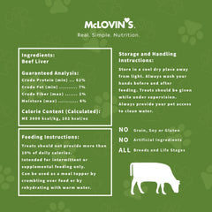 McLovin's Pet Food freeze-dried texture detail highlights nutrient preservation.