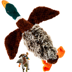 ME GUSTA SHOP duck dog toy head squeak for engaging fetch and interactive play.
