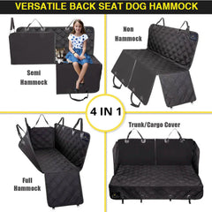 Meadowlark full-coverage back seat cover blocks pet hair and dirt.