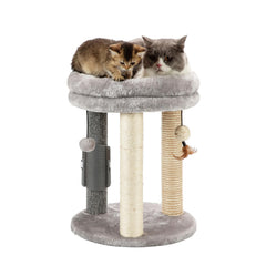 MECOOL 4in1 cat tree base and tower offers a sturdy play area for indoor cats