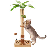 MECOOL cat scratching post base offers stable footing for active cats.