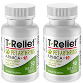 MediNatura T-Relief pack front shows nature-powered arthritis support for pets