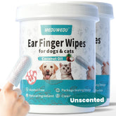 MEDUWEDU ear cleaner finger wipes packaging shown for quick home ear cleaning