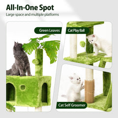 Meecal cat tree cozy perch gives safe high vantage spots for curious cats